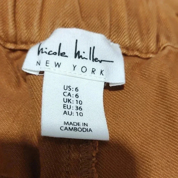 Nicole Miller wide leg cropped pants - Picture 3 of 3